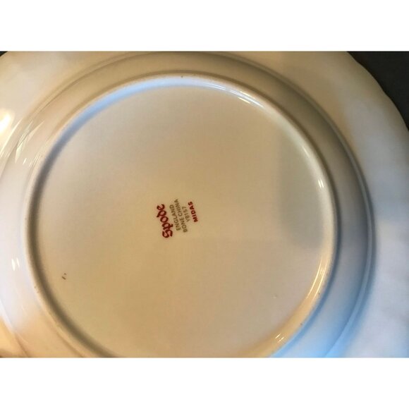 Vintage Spode Midas Bone China England 8 1/4" Rimed Soup Bowl Y8157 Gold Rib - Picture 5 of 6